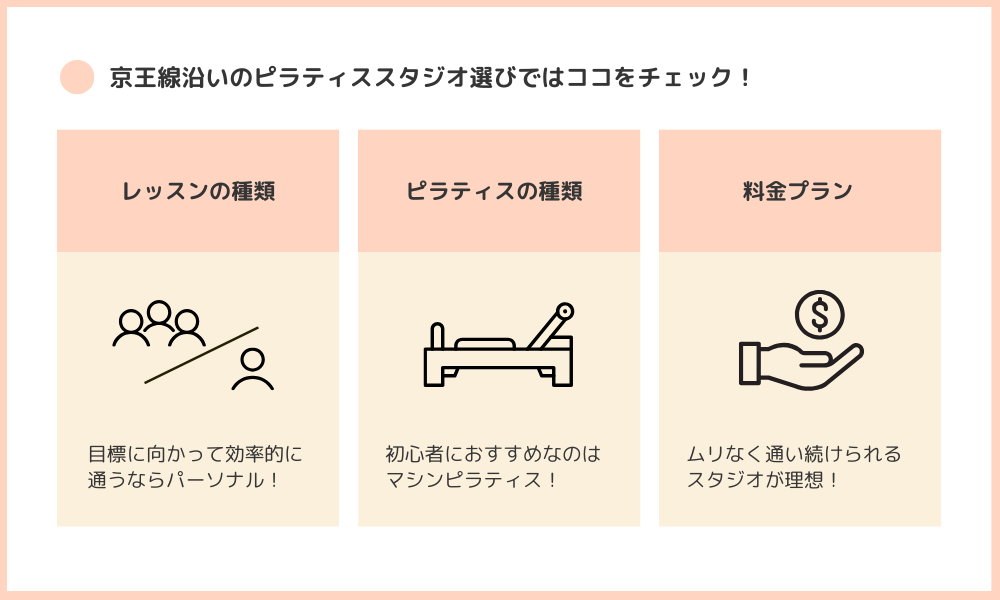 【京王線】自分に合ったピラティススタジオ選びのポイントの画像