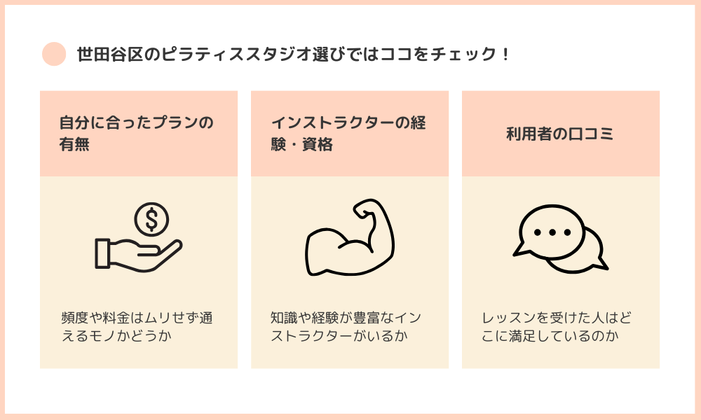 【世田谷区】ピラティススタジオ選びのポイントの見出し画像